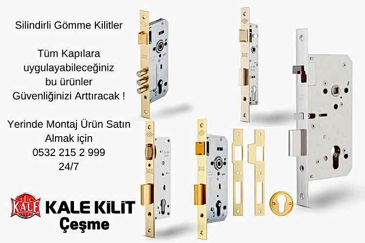 Çeşme Kale Kilit Silindirli Gömme Kilit