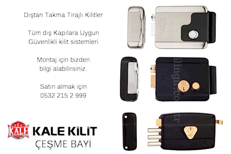 Çeşme Kale Kilit Dıştan takma Tirajlı Kilitler