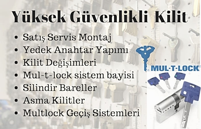 Çeşme Yüksek Güvenlikli MulTlock kilit Bayi